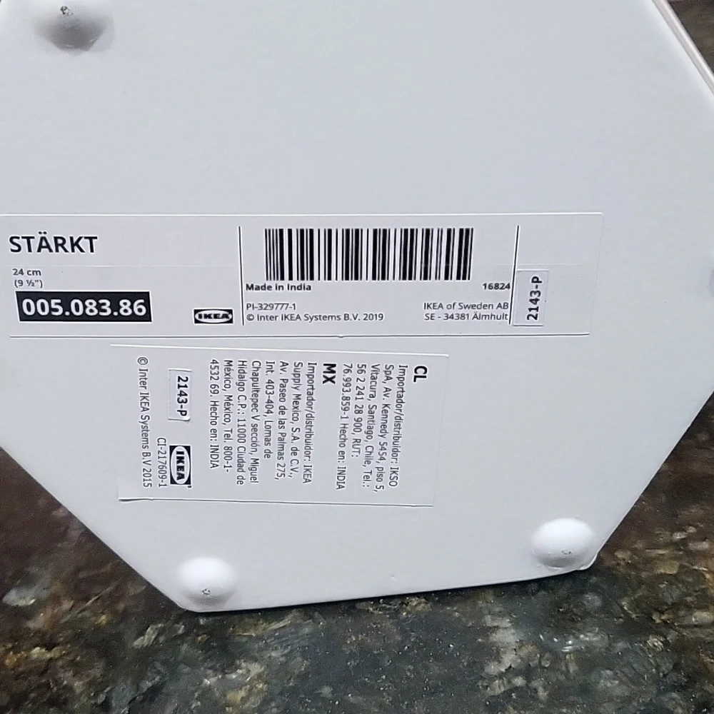 Ikea White Candle Holder/ Lantern